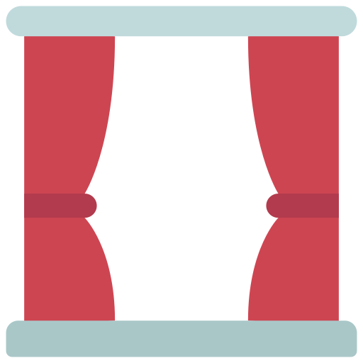 bühnenvorhänge Generic Flat icon