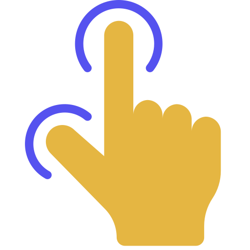 un dedo Generic Flat icono