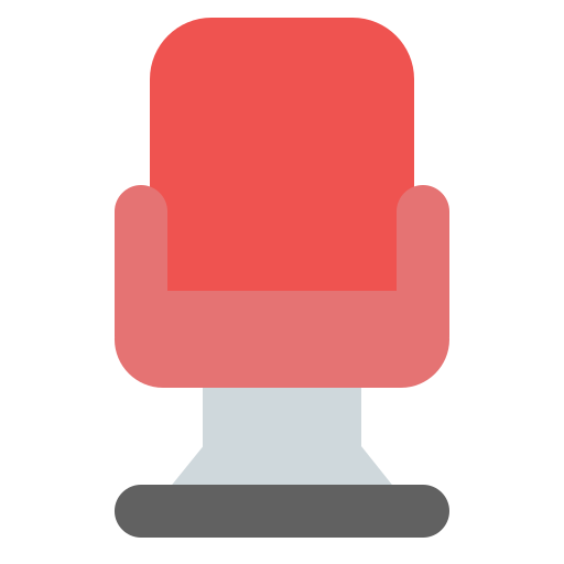 Парикмахерское кресло Generic Flat иконка