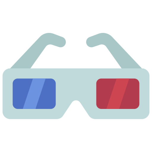 3d-brille Generic Flat icon