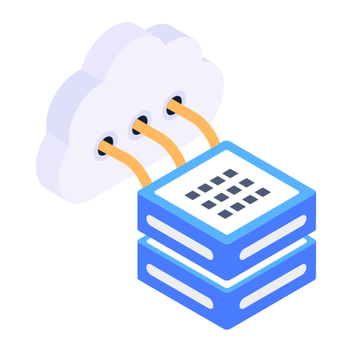 serveur cloud Generic Isometric Icône
