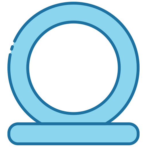 鏡 Generic Blue icon