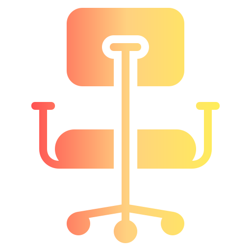 bureaustoel Generic Flat Gradient icoon