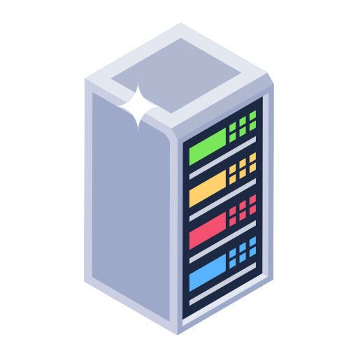 serveur de données Generic Isometric Icône