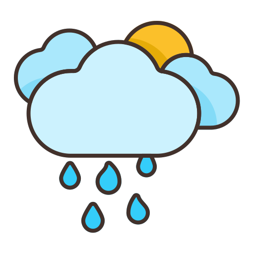 Rainy Generic Outline Color icon