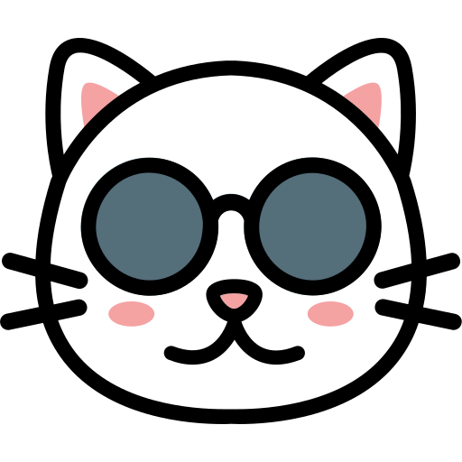 faccia di gatto Generic Outline Color icona