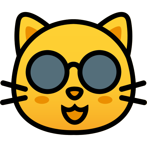 faccia di gatto Generic Lineal Color Gradient icona