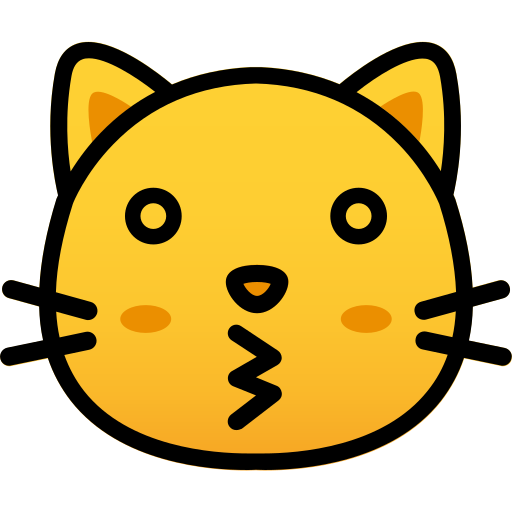 cara de gato Generic Lineal Color Gradient icono