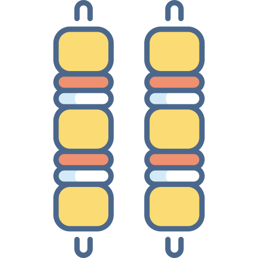 Brochettes Generic Outline Color icon