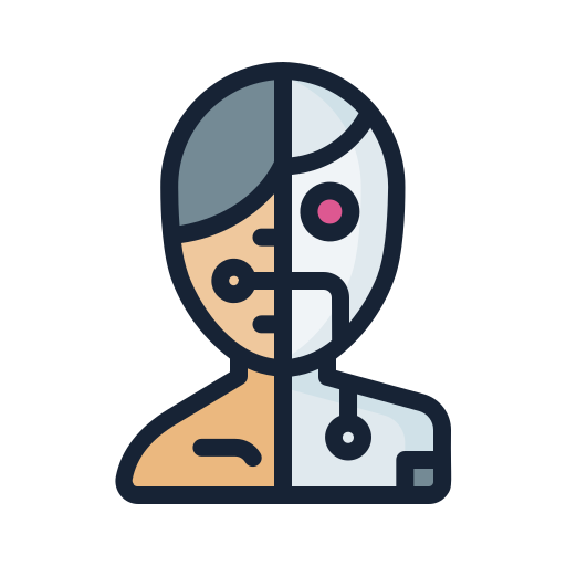 Cyborg Generic Outline Color icon