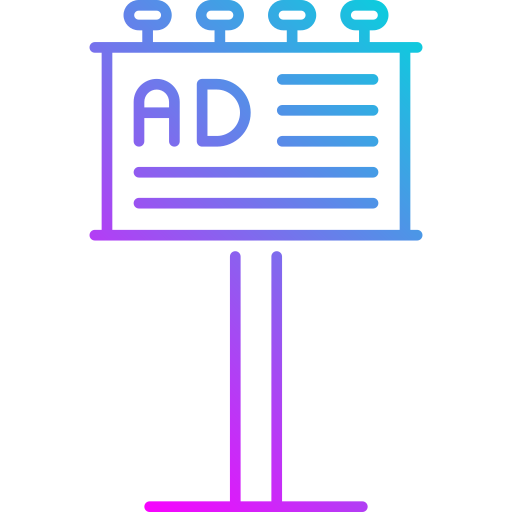 Advertisement Generic Gradient icon