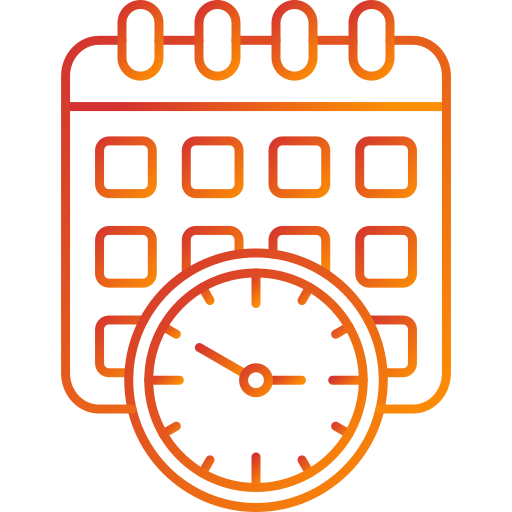 calendrier Generic Gradient Icône