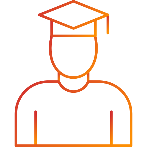 student Generic Gradient icoon