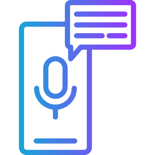 Voice chat Generic Gradient icon