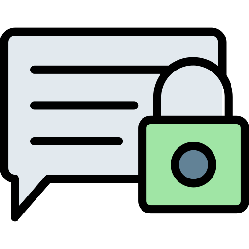 Private chat Generic Outline Color icon