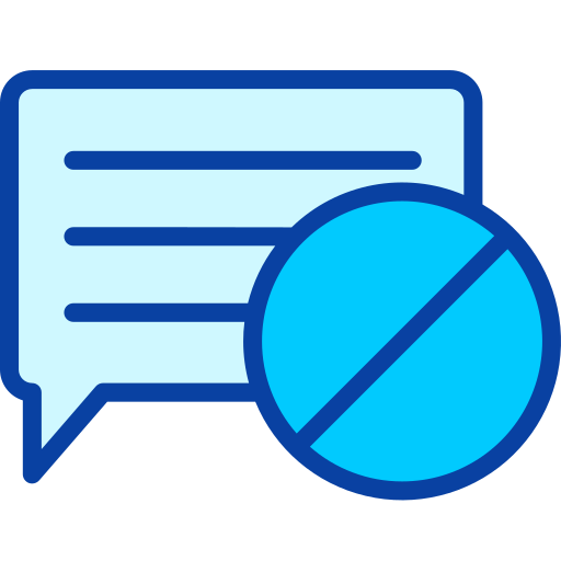 Conversation Generic Blue icon