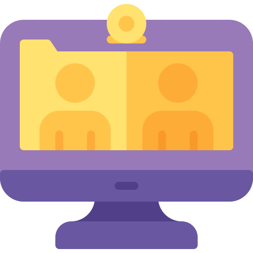 Video conference Generic Flat icon