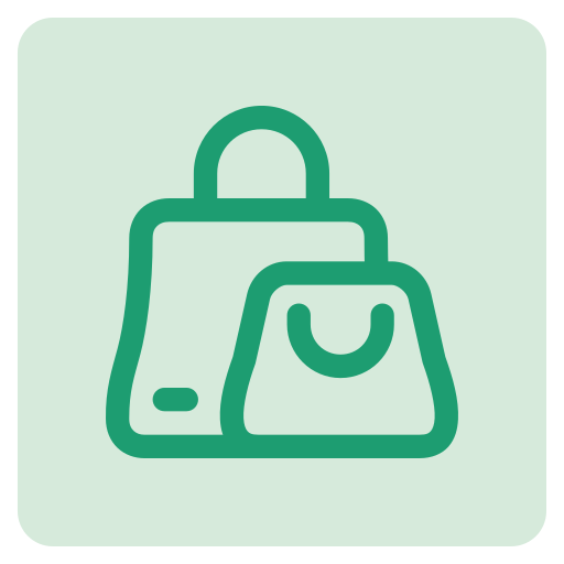 Shopping bag Generic Square icon