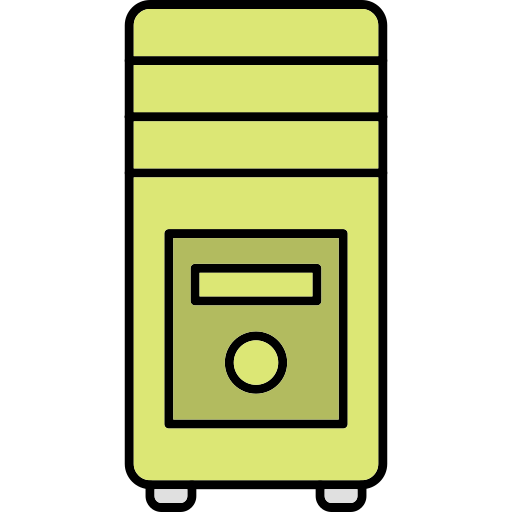 Computer case Generic Outline Color icon