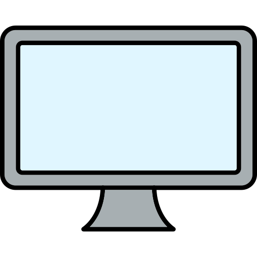 lcd Generic Outline Color icona
