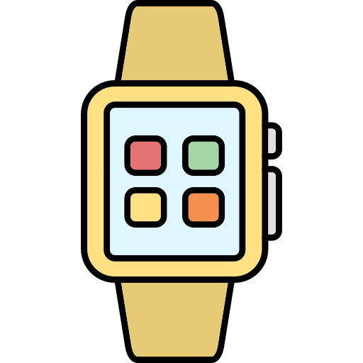 slimme horloge Generic Outline Color icoon