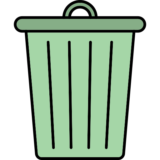 쓰레기 Generic Outline Color icon