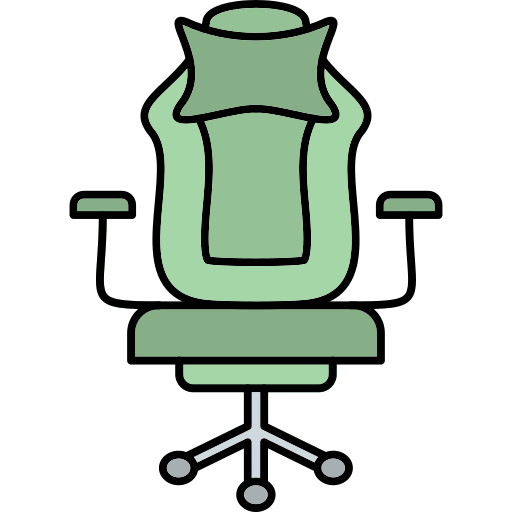 Игровой стул Generic Outline Color иконка