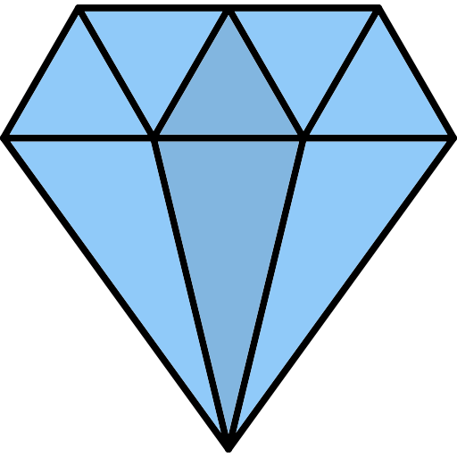 diamants Generic Outline Color Icône