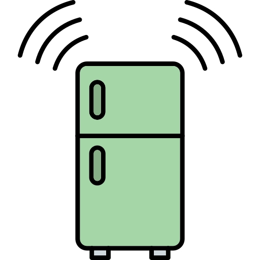 Умный холодильник Generic Outline Color иконка