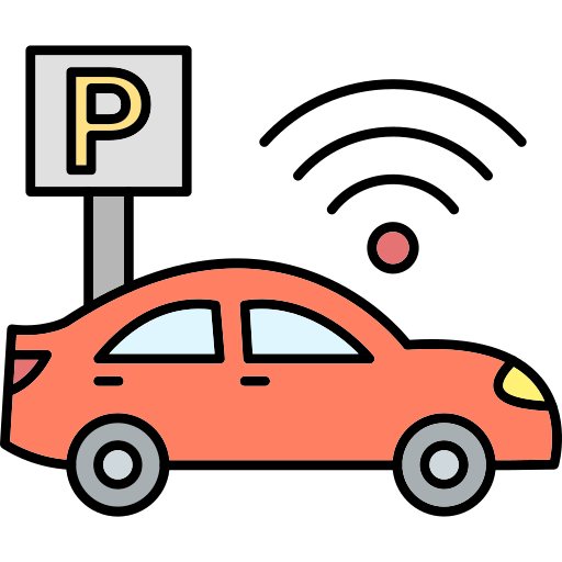 aparcamiento Generic Outline Color icono