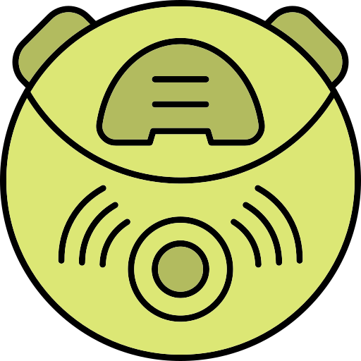 로봇 청소기 Generic Outline Color icon