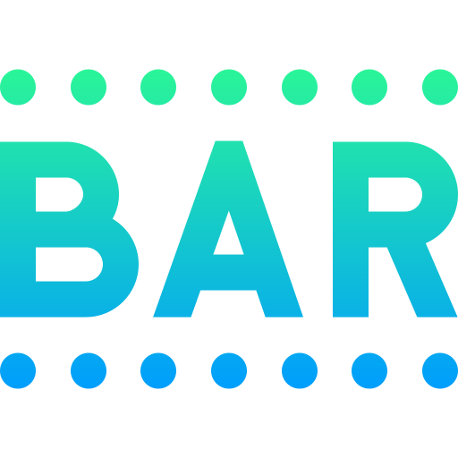 bar Super Basic Straight Gradient icoon