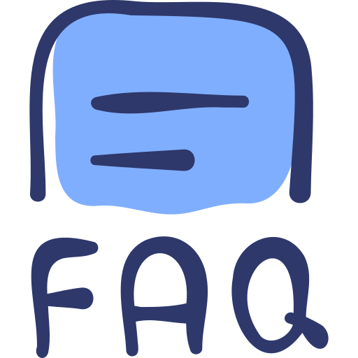 faq Basic Hand Drawn Lineal Color icona