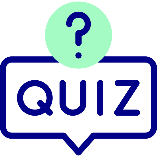 quiz Detailed Mixed Lineal color icon
