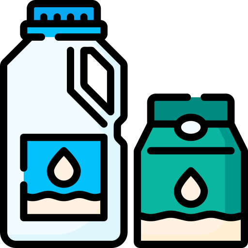 botella de leche Special Lineal color icono