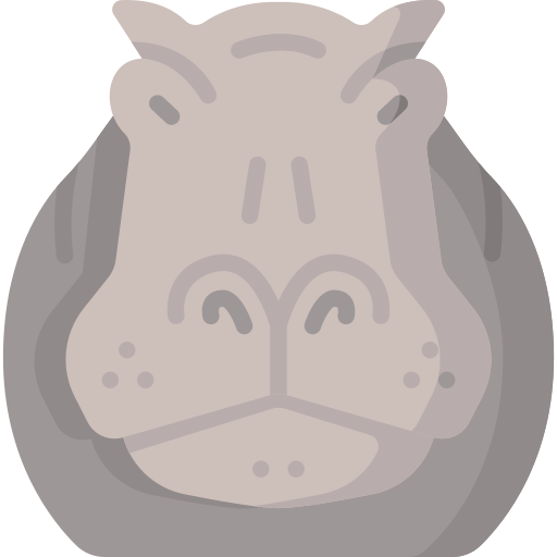 hippopotame Special Flat Icône