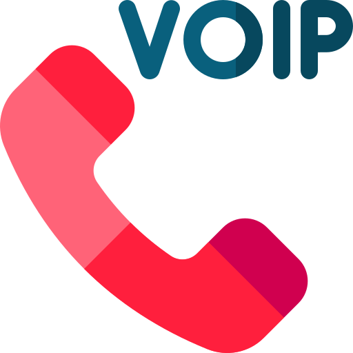 voip Basic Rounded Flat Ícone