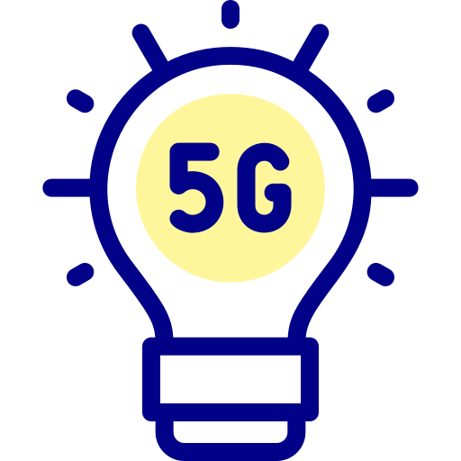 5g Detailed Mixed Lineal color icon