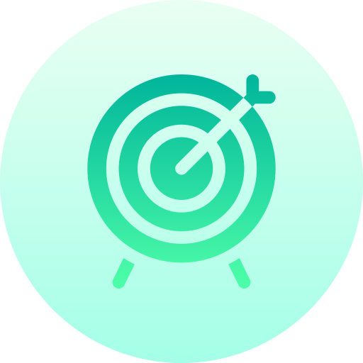 Target Basic Gradient Circular icon