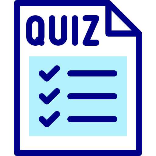 quiz Detailed Mixed Lineal color icon