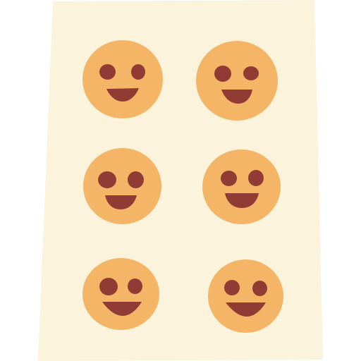 emoji Cartoon Flat icoon