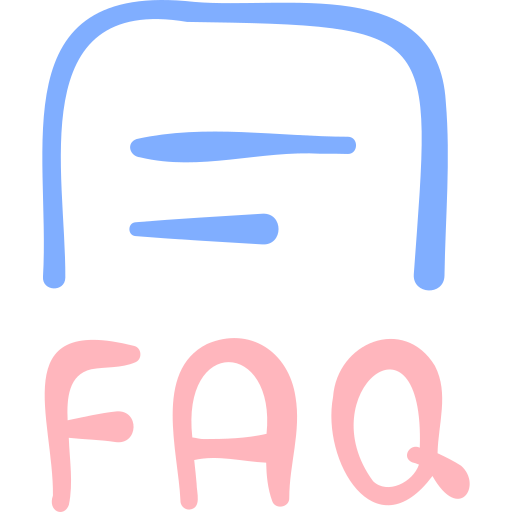 preguntas más frecuentes Basic Hand Drawn Color icono