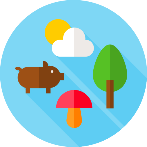 Ecosystem Flat Circular Flat icon
