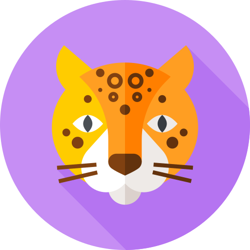 jaguar Flat Circular Flat ikona