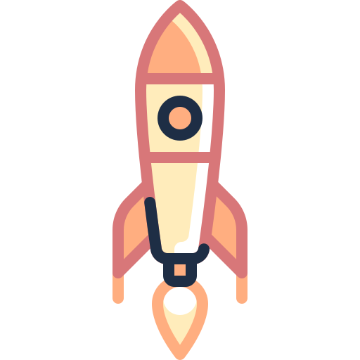 Ракета Special Meteor Lineal color иконка