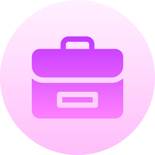Briefcase Basic Gradient Circular icon
