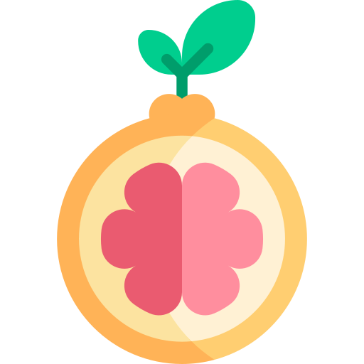 グレープフルーツ Kawaii Flat icon
