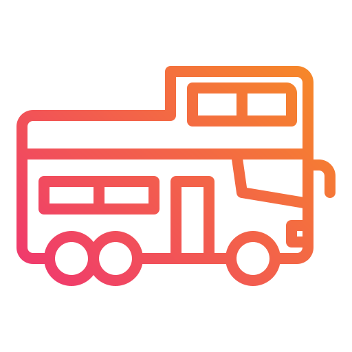 doppeldecker-bus Mangsaabguru Lineal Gradient icon