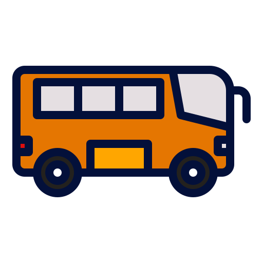 autobus Mangsaabguru Lineal Color ikona