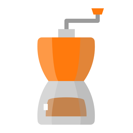 Coffee grinder Mangsaabguru Flat icon